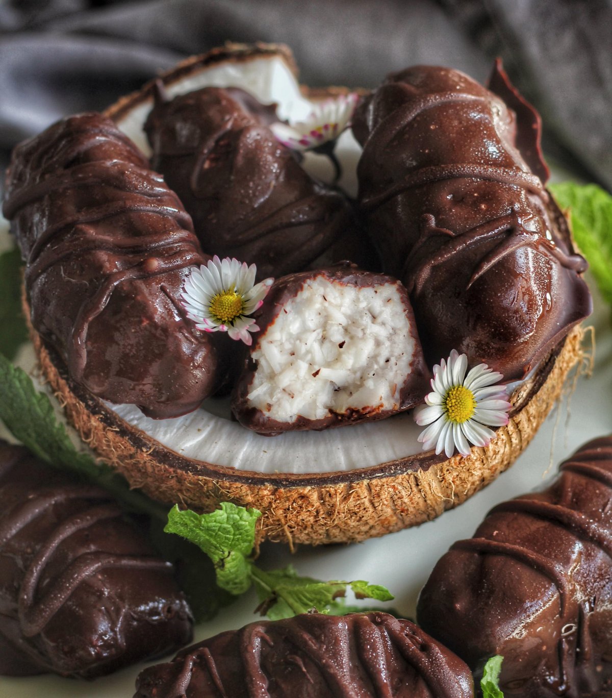 Bounty Bars Recipe Treat Healthy Piece of Cake