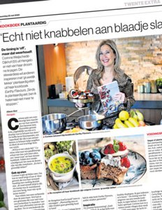 Dagblad Tubantia over mijn nieuwe boek “Earthy Flavours”!